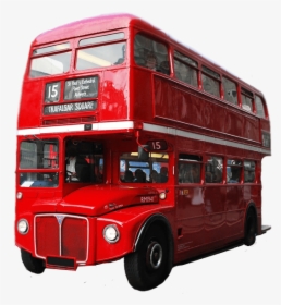 Red Double Decker Bus London - London Red Bus Png, Transparent Png, Free Download