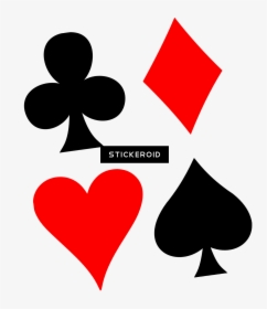 Playing Card Suit Symbols Cards , Png Download - Classic Playing Card Suits, Transparent Png, Free Download