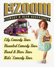 Lazoom Comedy & Beer Tours Of Asheville Nc, Featuring - Flyer, HD Png Download, Free Download