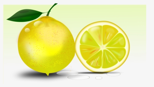 Lemon Clip Arts - Limon Dibujo A Color, HD Png Download, Free Download