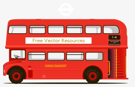 Double - Double Decker Bus Png, Transparent Png, Free Download