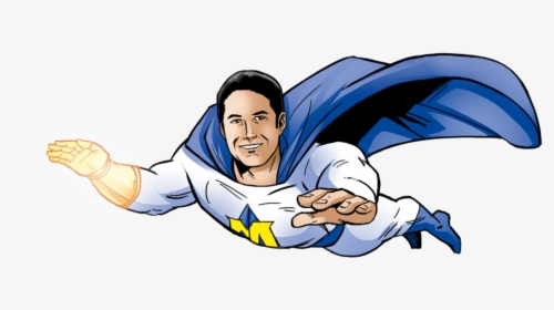 Bionicman Flying - Bionicman, HD Png Download, Free Download