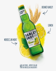 Lemon - Barley Bros Soft Brew, HD Png Download, Free Download