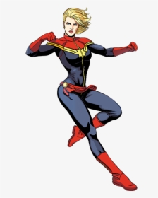 Captain Marvel Comic Png, Transparent Png, Free Download