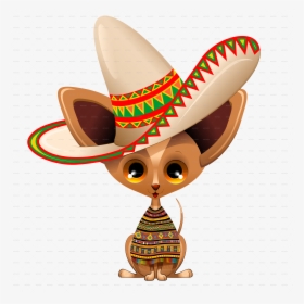 México Png Cartoon - Mexican Chihuahua Cartoon, Transparent Png, Free Download