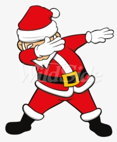 Dabbing Santa Png, Transparent Png, Free Download