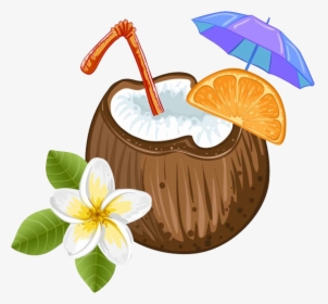 Cocktail Pixf1a Colada Juice Coconut Water Coconut - Coconut Png Cartoon, Transparent Png, Free Download