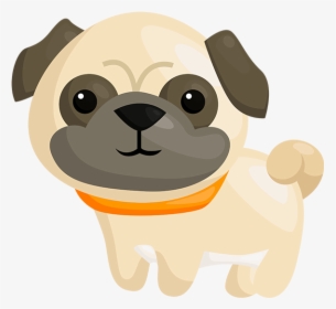 Pug Puppy Dog Emoji Clip Art Transprent - Pug Clip Art Png, Transparent Png, Free Download