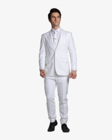 Transparent Guy In Suit Png - White Men Suit Png, Png Download, Free Download