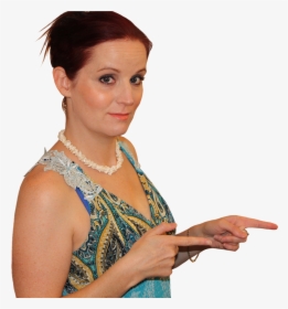 Transparent Woman Pointing Png - Girl, Png Download, Free Download