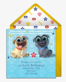 Puppy Dog Pals Birthday Invitations, HD Png Download, Free Download