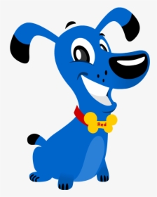 Thank You - Blue Cartoon Dog, HD Png Download, Free Download