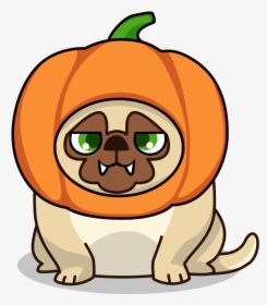 Pumpkin - Clipart Dog In Pumpkin, HD Png Download, Free Download