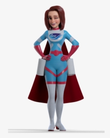 Super Mama Character - Cape, HD Png Download, Free Download
