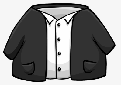 Black Suit Png - Club Penguin Suit Png, Transparent Png, Free Download