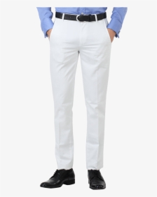 White Men's Dress Pants Png, Transparent Png, Free Download