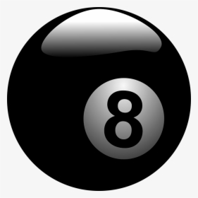 Transparent Billiard Balls Png - 8 Pool Ball Png, Png Download, Free Download