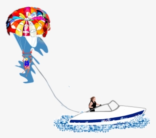 Transparent Paragliding Png - Parasailing Png, Png Download, Free Download