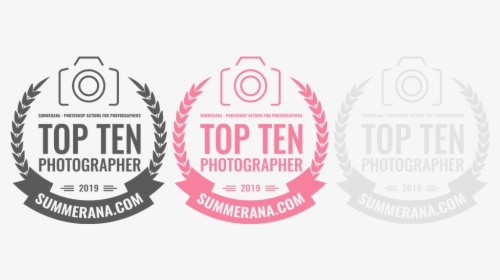 Summerana Photoshop Actions For Photographers Top Ten - Label, HD Png Download, Free Download