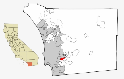 San Diego County Outline, HD Png Download, Free Download