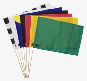 7 Piece Racing Cloth Stick Flag Set - Racing Flags Set, HD Png Download, Free Download