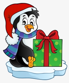 Christmas Penguin Transparent Png Clip Art Image - Christmas Penguins Clipart Free, Png Download, Free Download