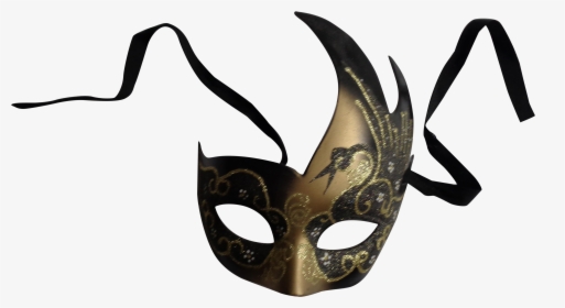 Mardi Venice Gold Carnival Gras Mask Clipart - Masque, HD Png Download, Free Download