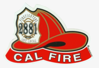 Local 2881 Cal Fire Helmet Sticker - Baseball Cap, HD Png Download, Free Download