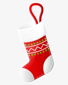 Sock Clipart Red - Christmas Stocking, HD Png Download, Free Download