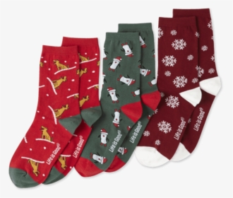Women"s Holiday Sock Crew Sock, 3 Pack - Sock, HD Png Download, Free Download