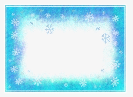 Frame, Winter, Flakes, Snow, Icing, Frozen, Ice - Png Transparent Background Snowflakes Frozen Png, Png Download, Free Download