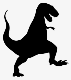 Blue Dinosaur Silhouette, HD Png Download, Free Download