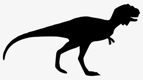 Transparent Dinosaur - Velociraptor Black And White, HD Png Download, Free Download