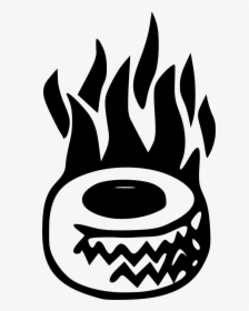 Black And White Burning Clipart, HD Png Download, Free Download