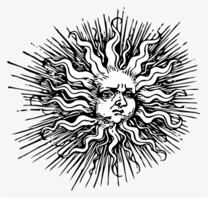 Sun, Summer, Solstice, Pagan, Witchcraft, Druid - Medieval Sun Png, Transparent Png, Free Download