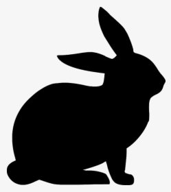 Silhouette Of A Rabbit, HD Png Download, Free Download