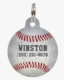 Vintage Baseball Sports Dog Id Tag For Pets"  Class="lazyload - Easton Baseball, HD Png Download, Free Download