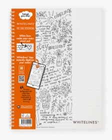 Whitelines A4 Notebook, HD Png Download, Free Download