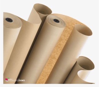 Pure Kraft Paper Rolls - Brown Paper Roll Png, Transparent Png, Free Download