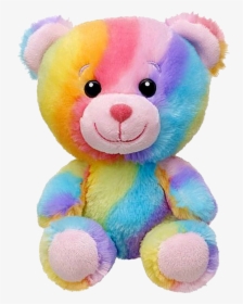 Transparent Teddy Bear Png - Cute Rainbow Teddy Bear, Png Download, Free Download