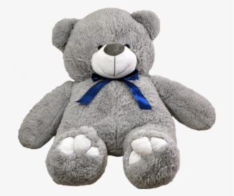 Cute Teddy Bear Png Image - Grey Bear Transparent Background, Png Download, Free Download