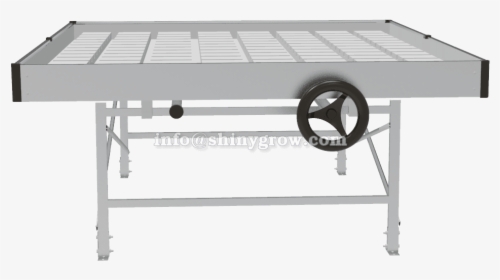 There Is A Diagram Picture Of Ebb And Flow Greenhouse - Rolling Greenhouse Table Bracket, HD Png Download, Free Download