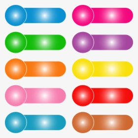 Button Vector Png - Color Buttons Png, Transparent Png, Free Download