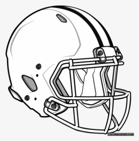 Black And White Football Helmet, HD Png Download, Free Download