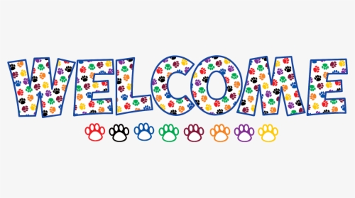 Paw Prints Welcome Bulletin Board, HD Png Download, Free Download