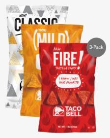 Taco Bell Chips Fire , Png Download - Taco Bell Fire Tortilla Chips, Transparent Png, Free Download