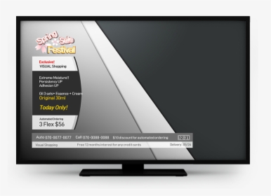 Simple Tv Shopping Application With 31 Great Flat Screen - Led-backlit Lcd Display, HD Png Download, Free Download