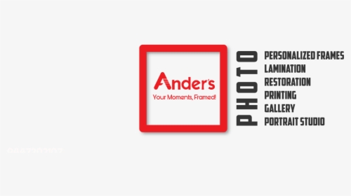 Ander"s Photo Framing & Portrait Studio - Sign, HD Png Download, Free Download