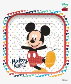 Disney Awesome Mickey Mouse Party Square Paper Plates"  - Μικυ Μαουσ Ειδη Παρτυ, HD Png Download, Free Download