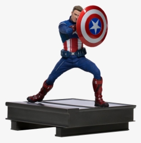 Captain America 2023 1/10th Scale Statue - Iron Studios Captain America, HD Png Download, Free Download